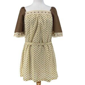 Vintage 70s Terri Petites California Junior Prairie Dress  Size 9  NWOT